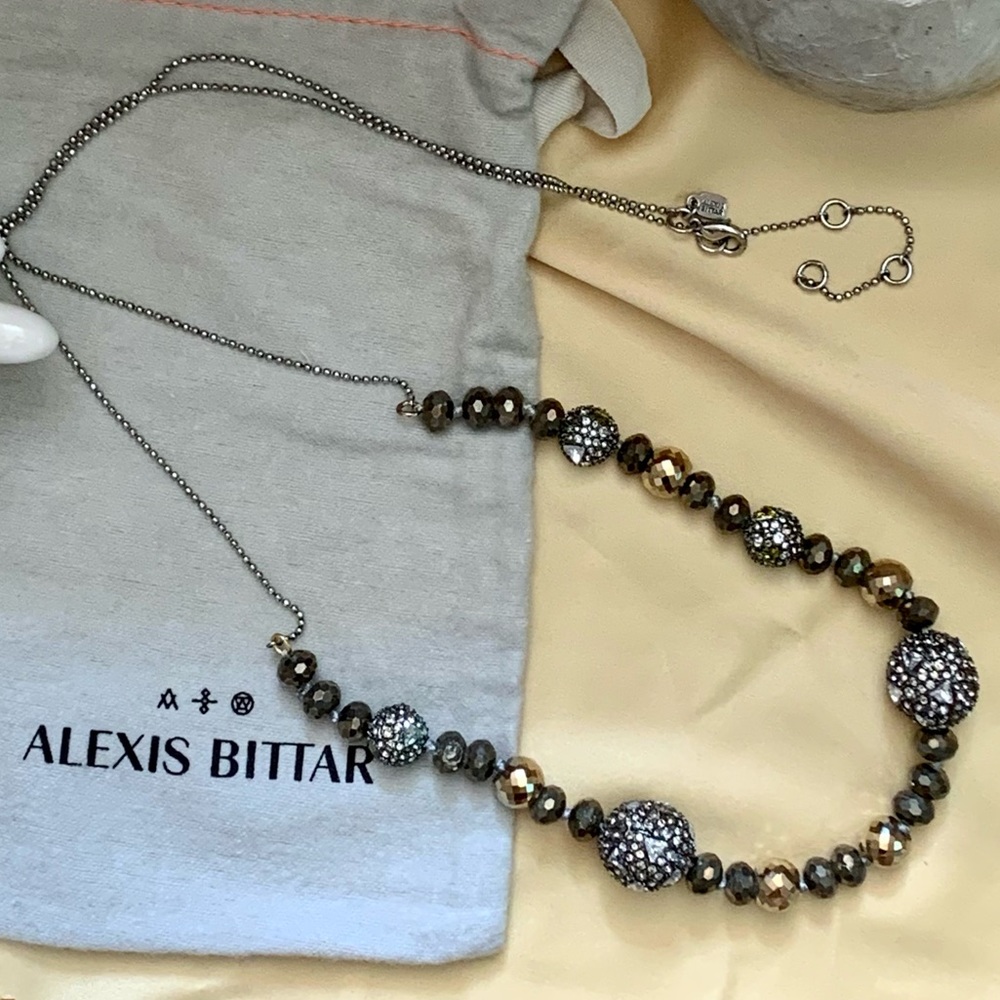 NWOT ALEXIS BITTAR Crystal Gemstone Necklace